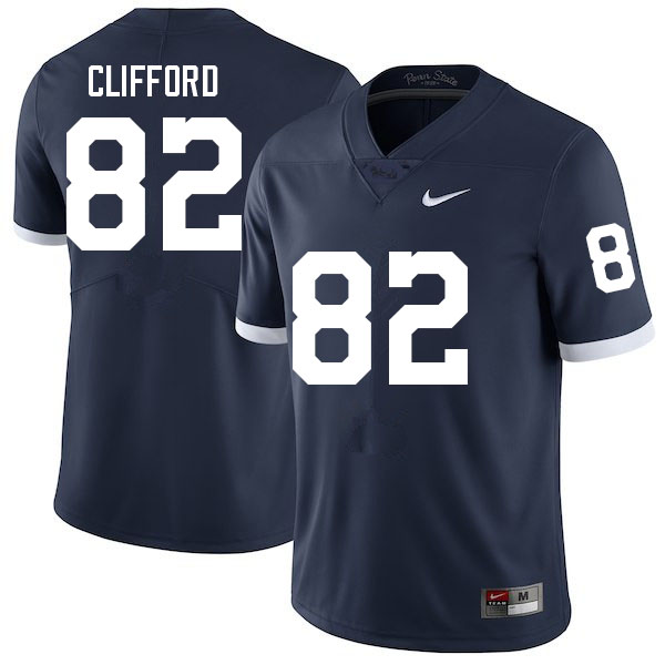 NCAA Nike Men's Penn State Nittany Lions Liam Clifford #82 College Football Authentic Navy Stitched Jersey KWM2098HD